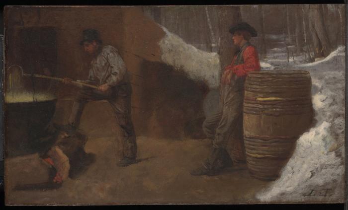 Eastman Johnson The Sugar Camp oil painting image